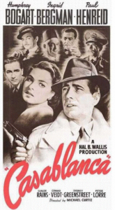 Casablanca film poster