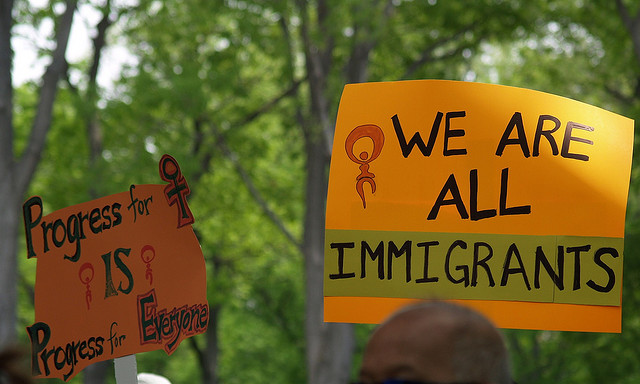immigrant rally